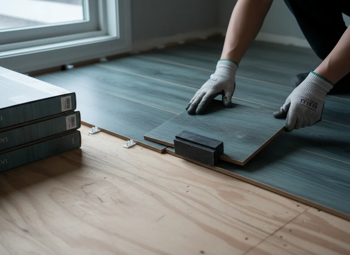 Luxury Vinyl Plank Installation company in Hannah, ND